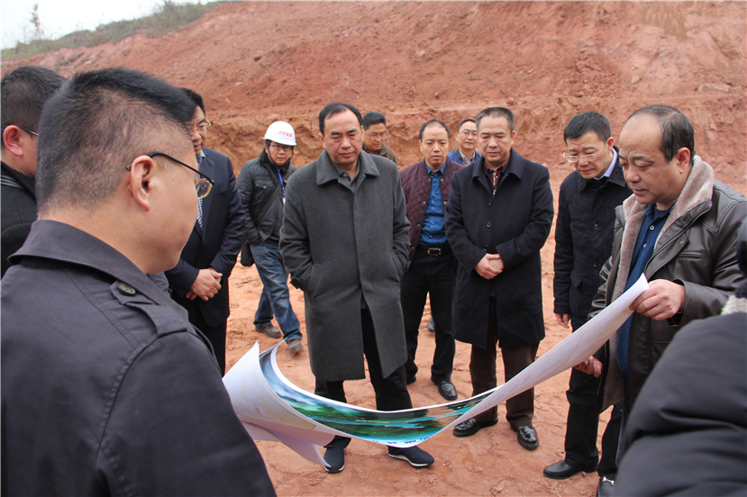 市委副書記、市長趙輝視察華強(qiáng)溝水庫工程建設(shè)