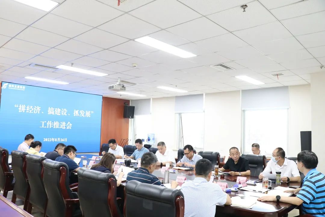【拼經濟 搞建設 抓發(fā)展】集團公司組織召開“拼經濟、搞建設、抓發(fā)展”工作推進會